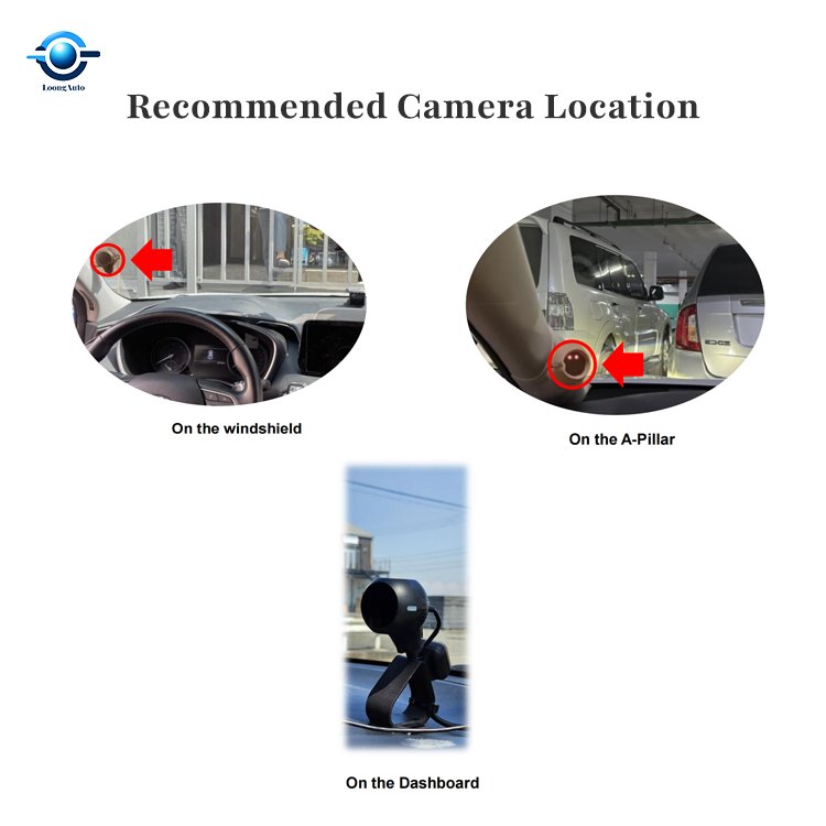 DSM Anti Fatigue Alarm Mobile Dvr Camera for Driver's Safety Car Vehicle Distance Security Camera