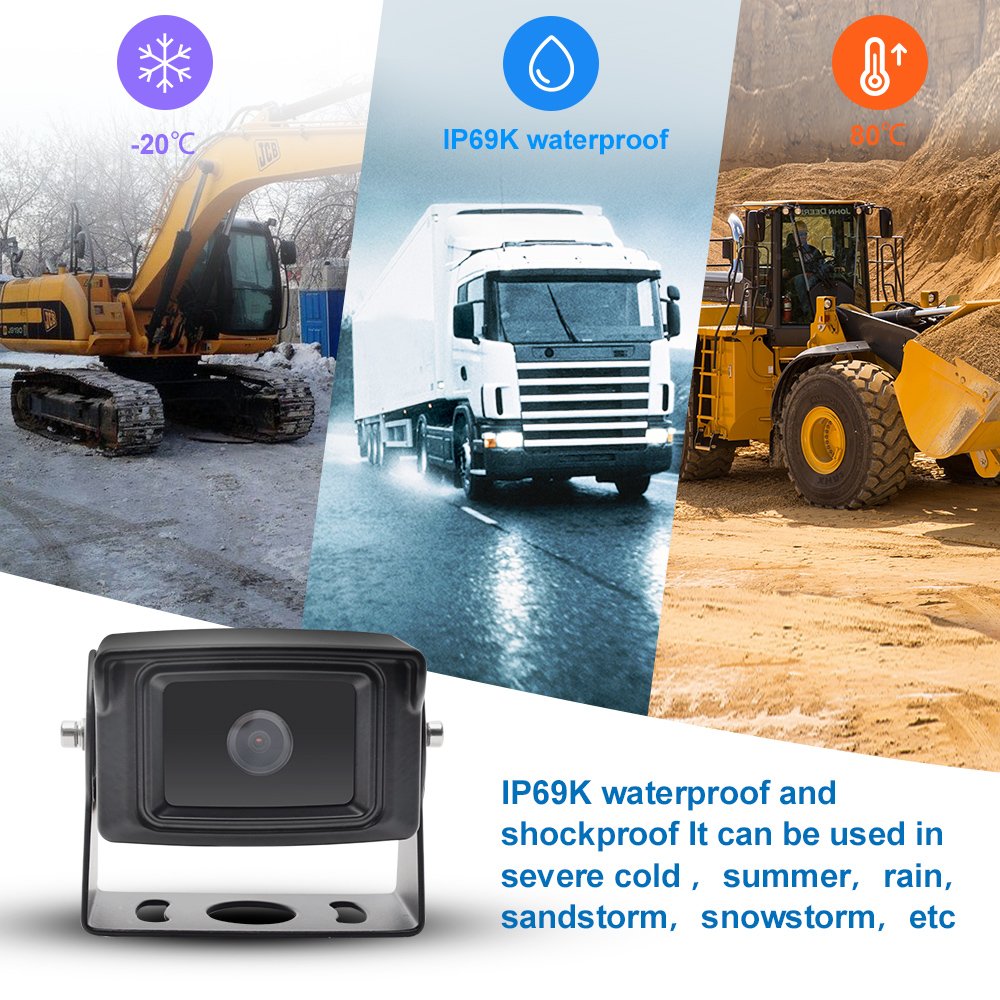 PJAUTO AI Blind Spot Pedestrian Detection AI Car Bus Forklift Truck Backup Camera System for Vehicle Forklift