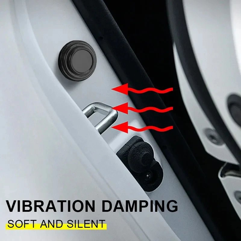Hot Selling Car Anti-collision Auto Door Closing Absorber Anti-shock Protection Soundproof Silent Buffer Stickers Gasket
