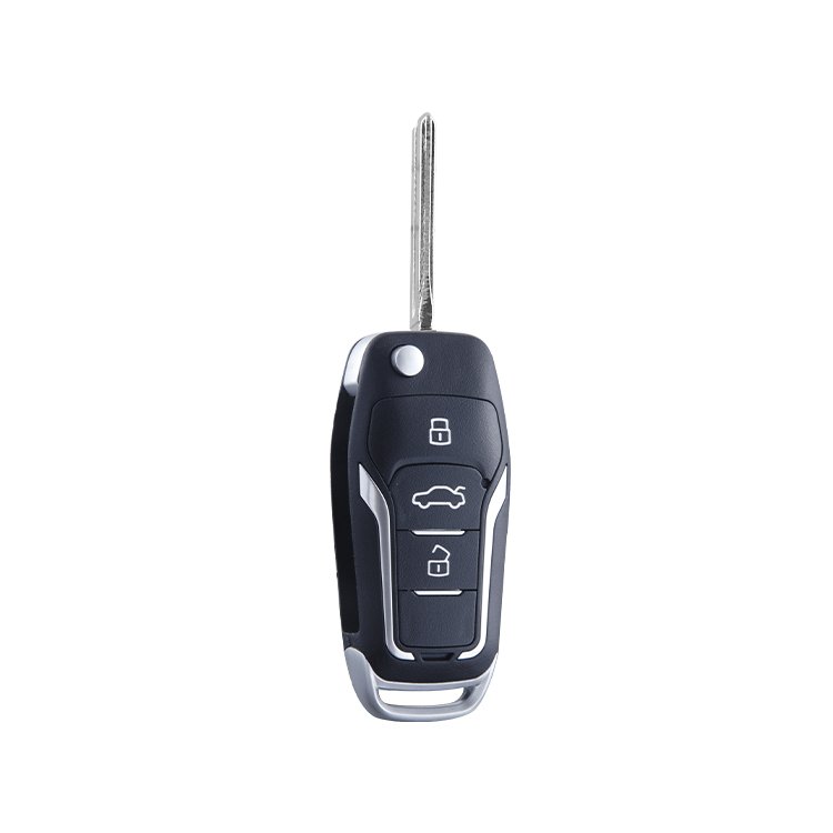Codigo Fijo Fixed Code Remote Control 370mhz with Flip Knife Smart Car Key Fob Remote Key for Nemesis Genius Car Alarm System