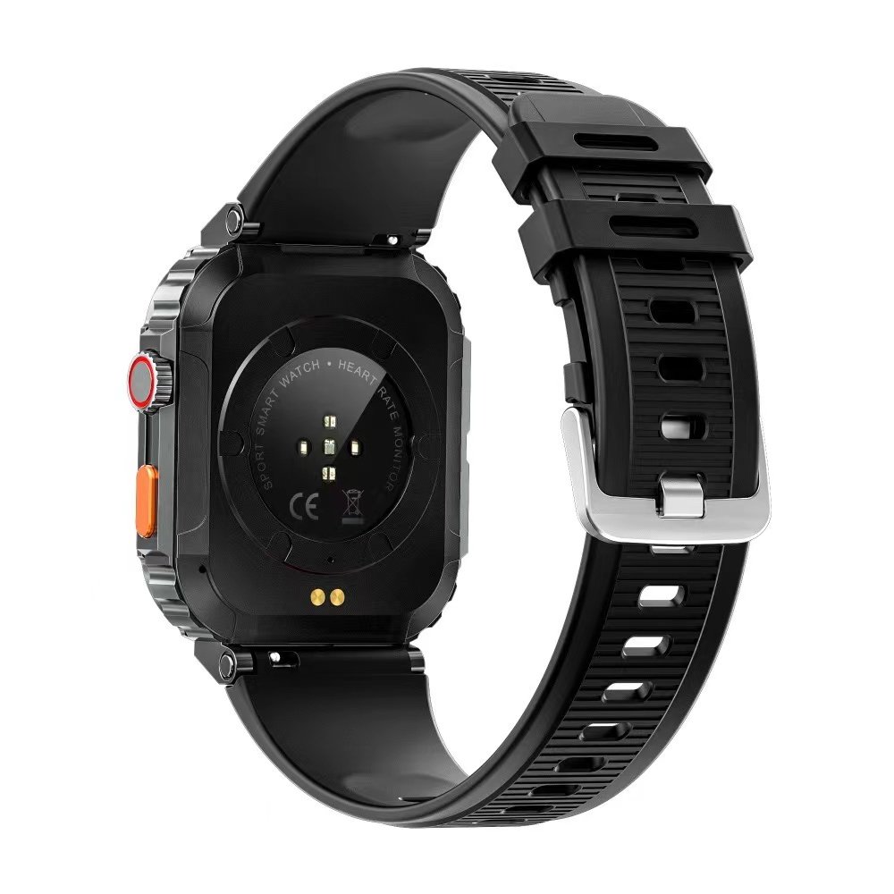 C58 Smart Watch for Sport BT Call SOS Outdoor Activities Monitor PPG Blood Pressure 400mAh Waterproof Fitness Smartwatch Watch