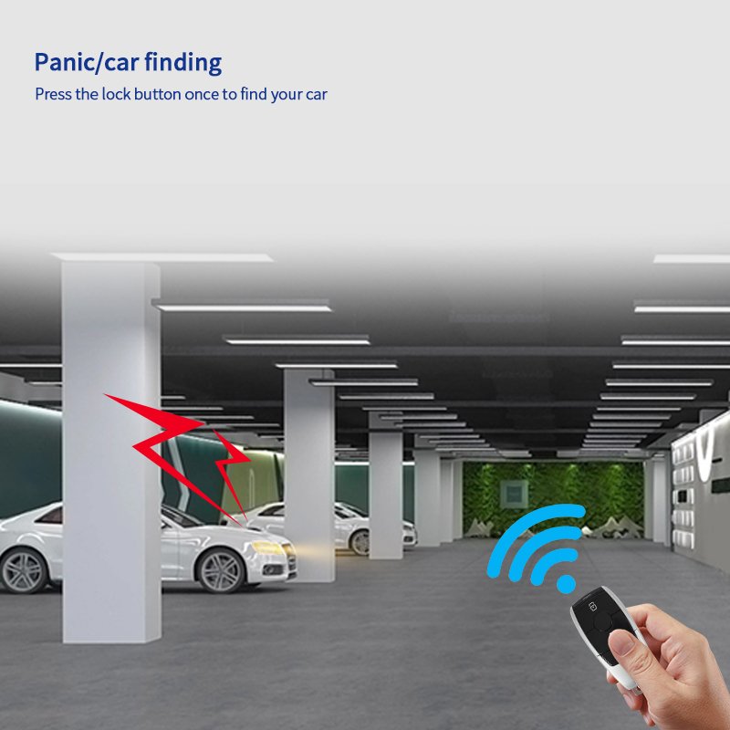 EASYGUARD EC002-BM2-NFC Universal Car Alarm NFC Lock Unlock Proximity Lock Unlock Push Start Button