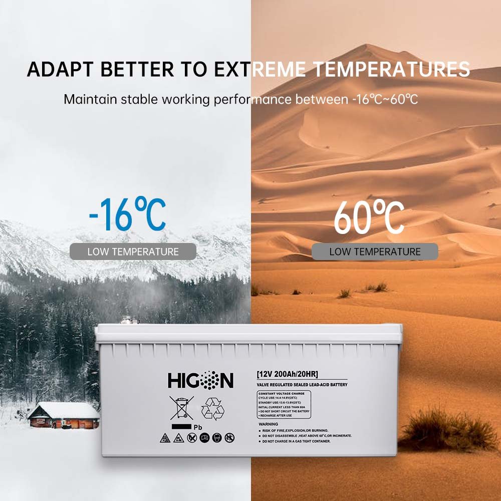 Higon Oem Narada Energy Battery 12V 200Ah 24V 48V 300Ah With High Quality