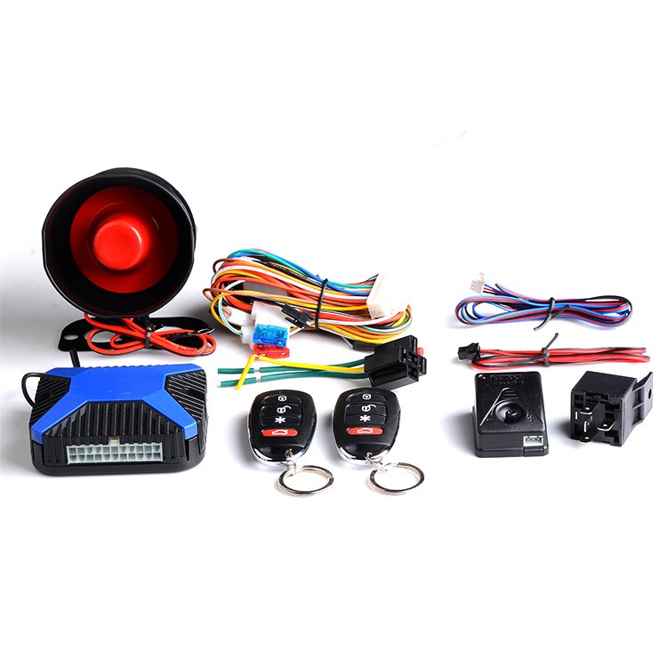 Car Alarm Security System One Way 370 mhz Frequency Remote Control Car Alarm System Hot in South America Market