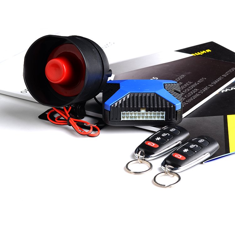 Car Alarm Security System One Way 370 mhz Frequency Remote Control Car Alarm System Hot in South America Market
