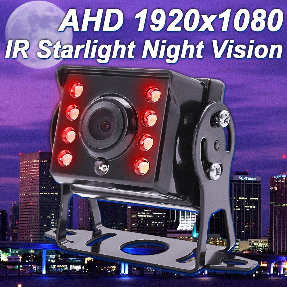 10.36 Inch 4 Channel AI Smart Blind Spot Radar BSD Alarm Truck Bus Car DVR Recorder Monitor with 4 PCS AHD 1080P IR Camera