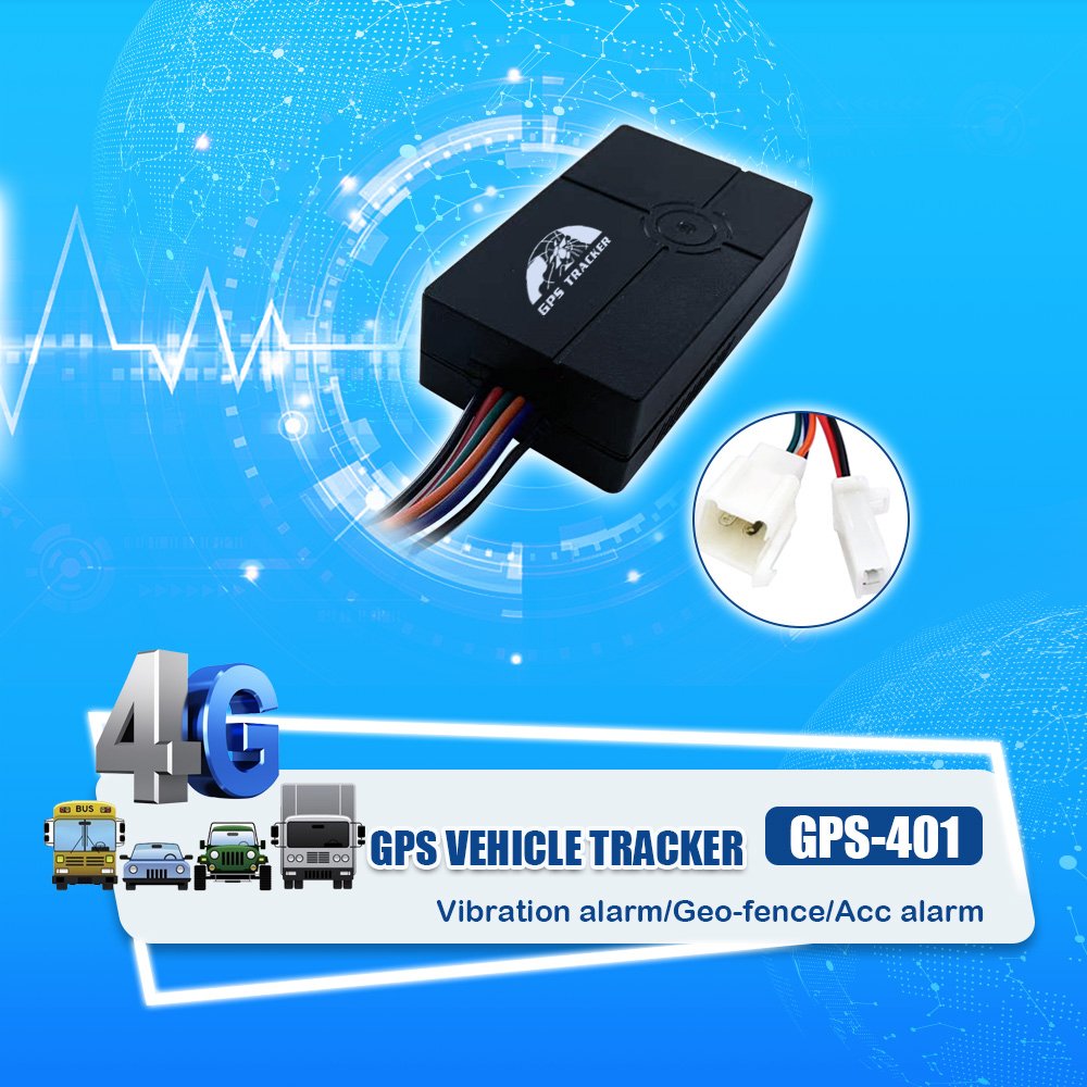 4G Car Gps tracker Gps 401D spy Equipment with Cut Engine Shock Alarm and Mobile APP GPS Tracking Device