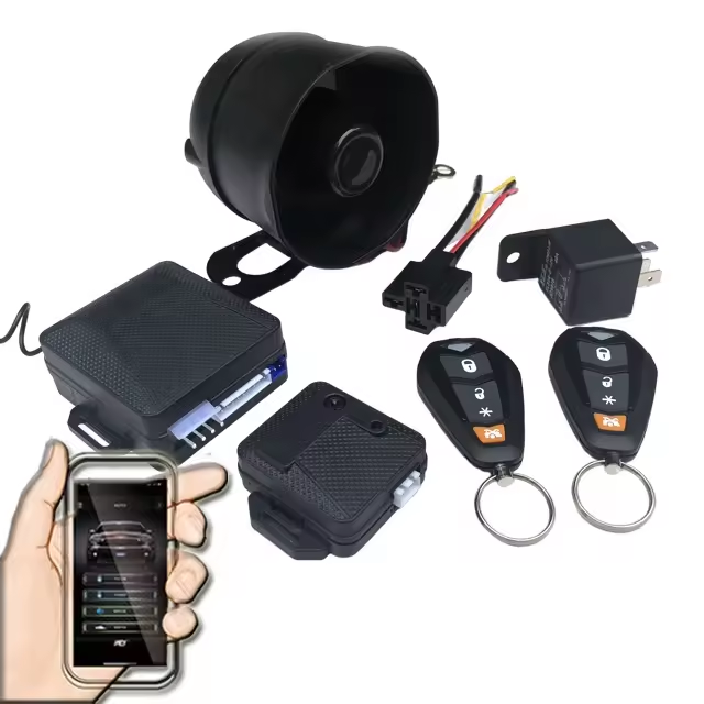 Hopping Code Smartphone APP Control Alarm Bluetooth Variable Bluetooth Car Alarm