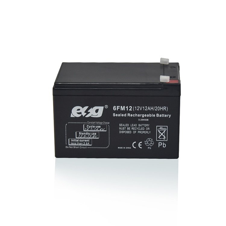 ESG OEM Popular New Producing Hot Selling Vrla Agm 12v 9ah 12ah 20ah Solar Ups Battery