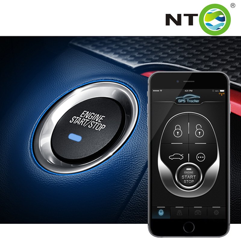 NTO High Quality Anti Lost Gps Tracking Smart Universal App Control Engine Start Security Car Alarm System