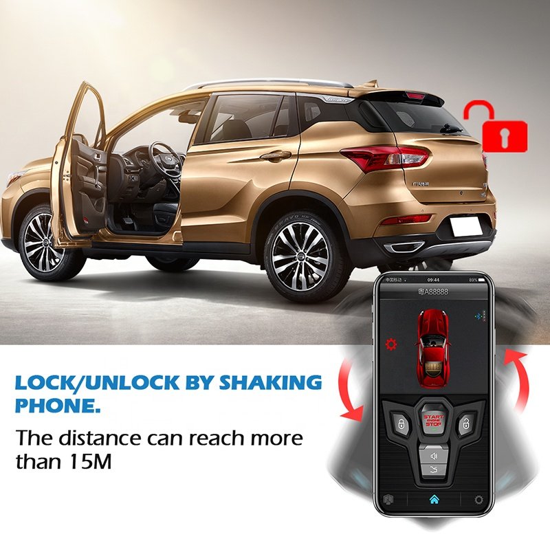 SPY Best Universal Car Security System 2-Way Keyless Entry With Remote Start and Engine Start for BMW 12V Voltage