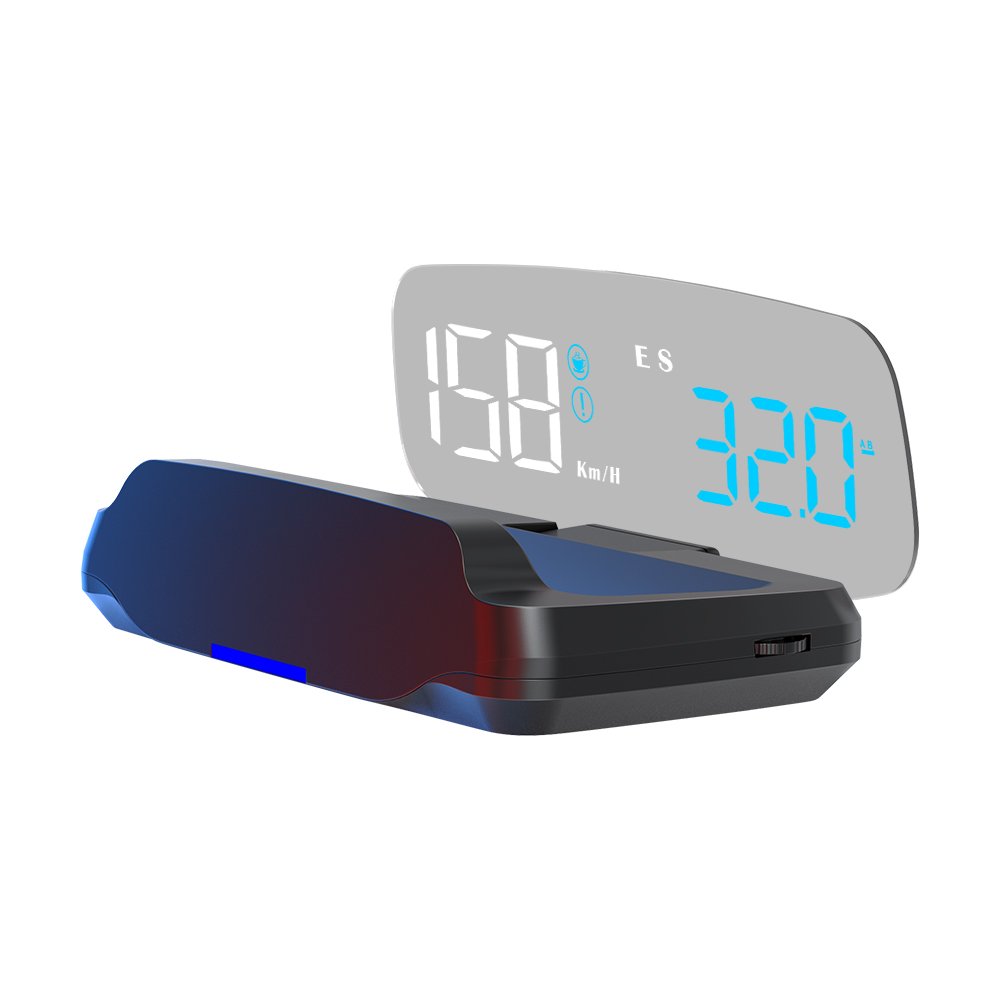 Hot Car HUD Head up Display Car km/h GPS for Car Universal Speedometer Color-changing Ambient Lighting with Vehicle Speed