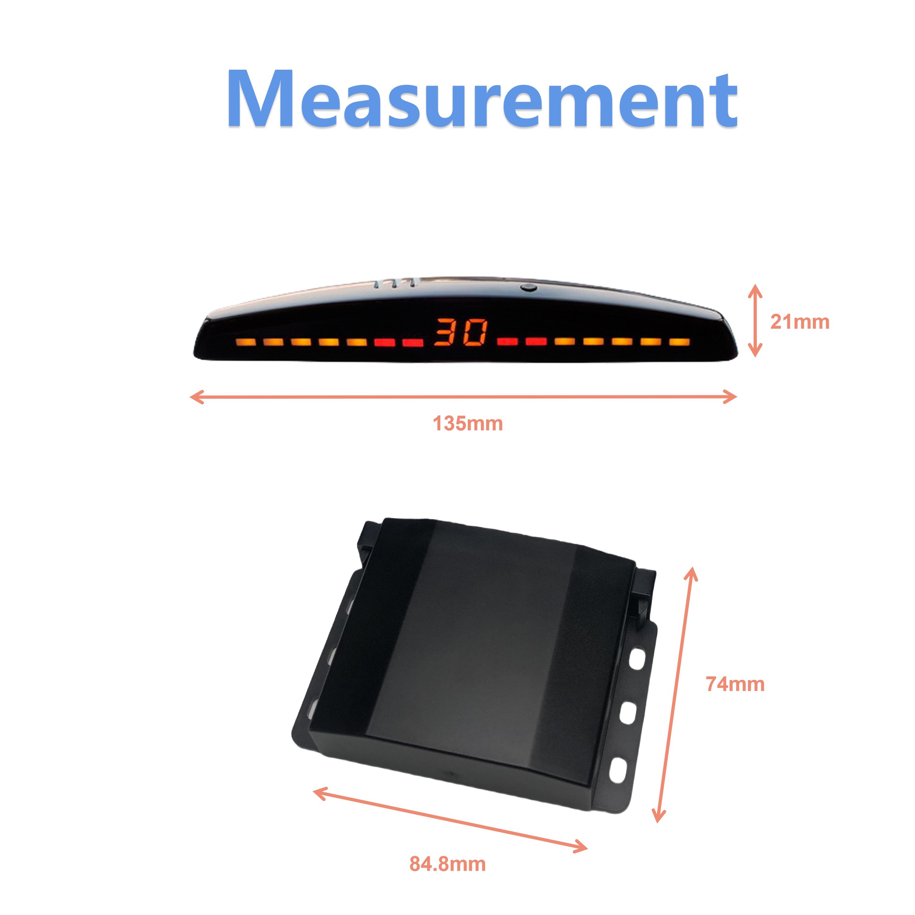 China Factory 10v 36v Led Display Truck Car Parking Sensor System Reverse Sensor Car Parking Sensor