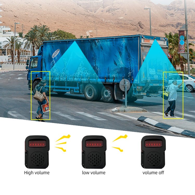 Wemaer 10.36 Inch Monitor Touch Screen Dash Cam Front Rear 1080P 5CH AHD Camera Sound Light Alarm BSD AI Truck Camera System