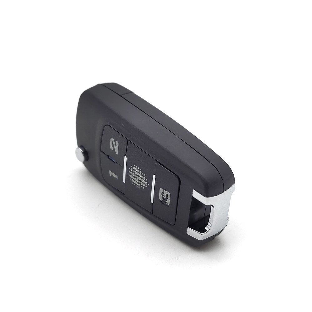 Hot Selling 4 Buttons Car Key Fob Remote Control for Chevrolet Flip Folding Key with Fixed Code Marketed in Colombia