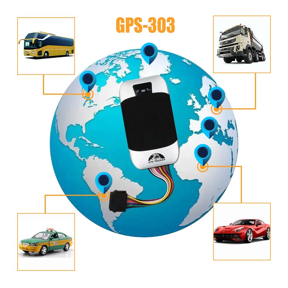 China GPS Manufacturer COBAN NEW 303 Setting by Bluetooth Car GPS tracker Vehicle Motorcycle GPS Tracking