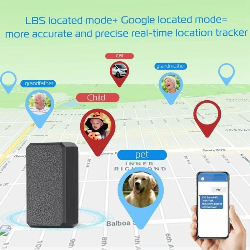 Mini GPS Tracker 4G TK901 with Microphone Spy MagnetLive Real-time Positioning Various Alarms Free App for Cars/Kids/Motorcycles