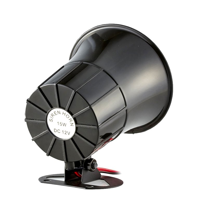 12V Super Loud Car Alarm 6 Tone and Single Tone Siren Electric Alarm Horn for Universal Car