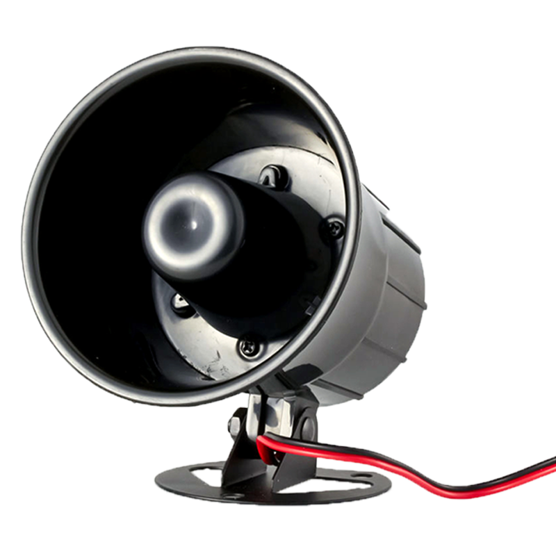 12V Super Loud Car Alarm 6 Tone and Single Tone Siren Electric Alarm Horn for Universal Car