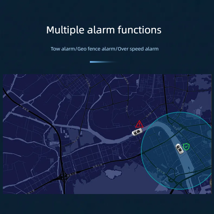 OBDII GPS Tracker Automotive Remote Diagnostics Alarming Harsh Braking/Acceleration Vehicle Data Arm/Disarm Port 1-Year IOS App