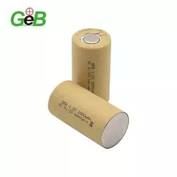 Ni CD Bateria Rechargeable Battery SC Battery Ni-Cd Battery 1.2V 2000mAh for Electric Power Tools