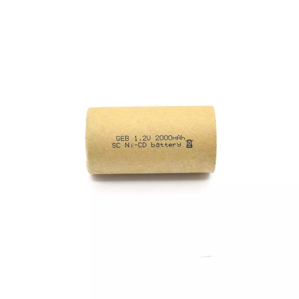 Ni CD Bateria Rechargeable Battery SC Battery Ni-Cd Battery 1.2V 2000mAh for Electric Power Tools