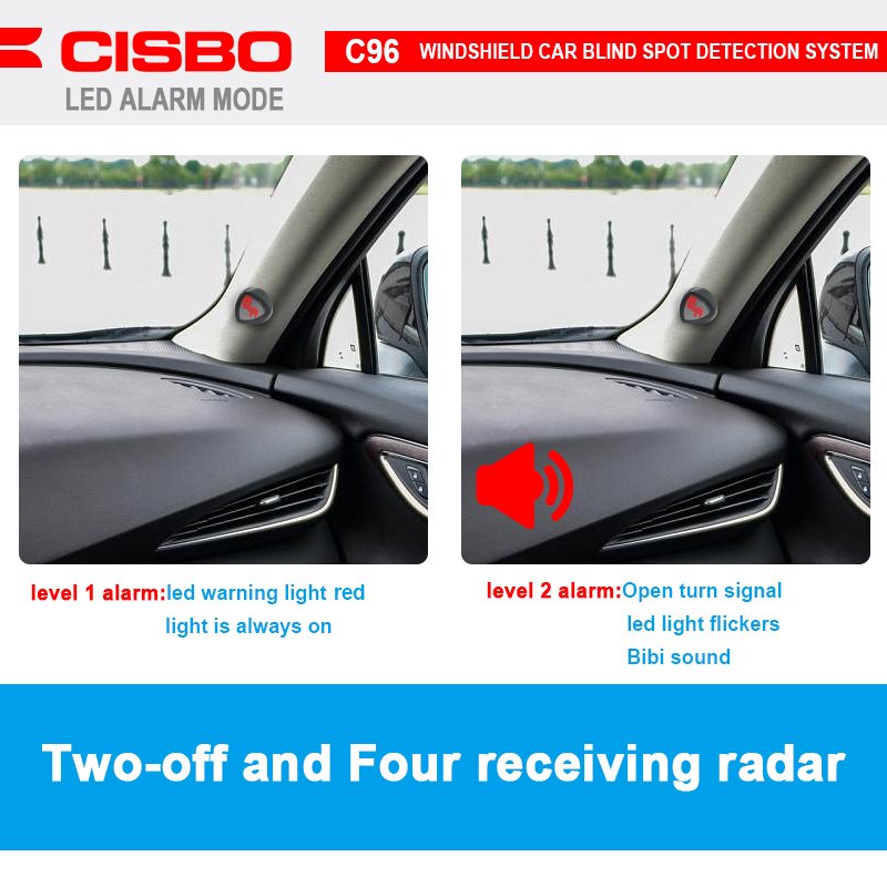 Bsd Alarm System 77Ghz Millimeter Wave Radar Car Detector Safety Driving Monitoring System