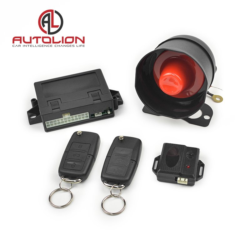 European Market Hot Model One Way Car Alarm With Flip Keys Universal Car Security System