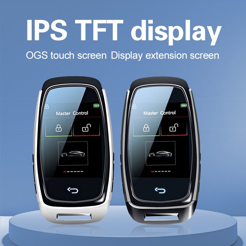 Universal Smart Key with Comfortable Entry Keyless PKE Proximity Easy Start and Stop Control LCD Display Car Remote Keys