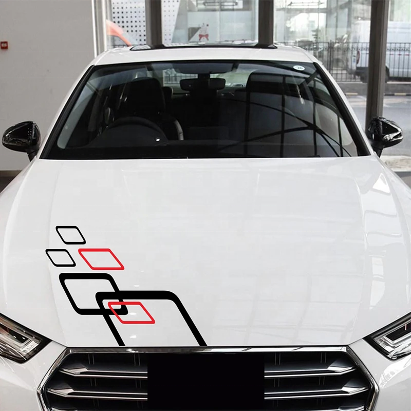 2pcs High Quality Auto Vinyl Film Car Styling Sticker Both Side Body Tuning Decoration Accessory with 1 Year Warranty