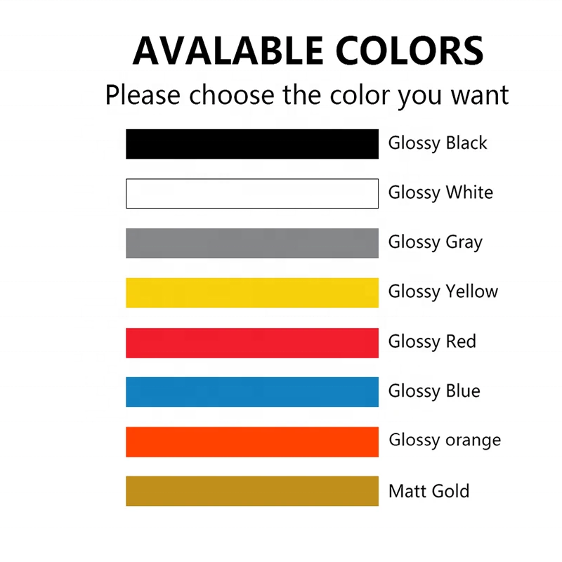 2pcs High Quality Auto Vinyl Film Car Styling Sticker Both Side Body Tuning Decoration Accessory with 1 Year Warranty