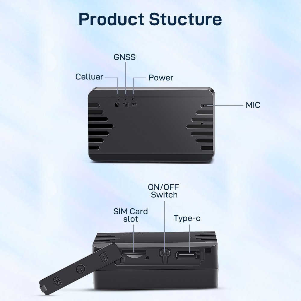 MiCODUS ML100G 4G Vehicle Locator Real Time Mini Long Battery Life Wireless Gps Car Tracker Sim Card Gps Tracking Device