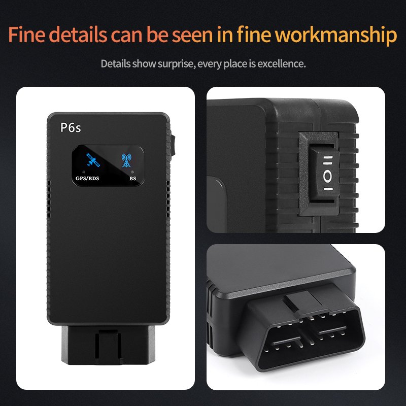 P6s 6 Bands PRO USB Portable Car OBD Tracker Signal Detector Amplifier
