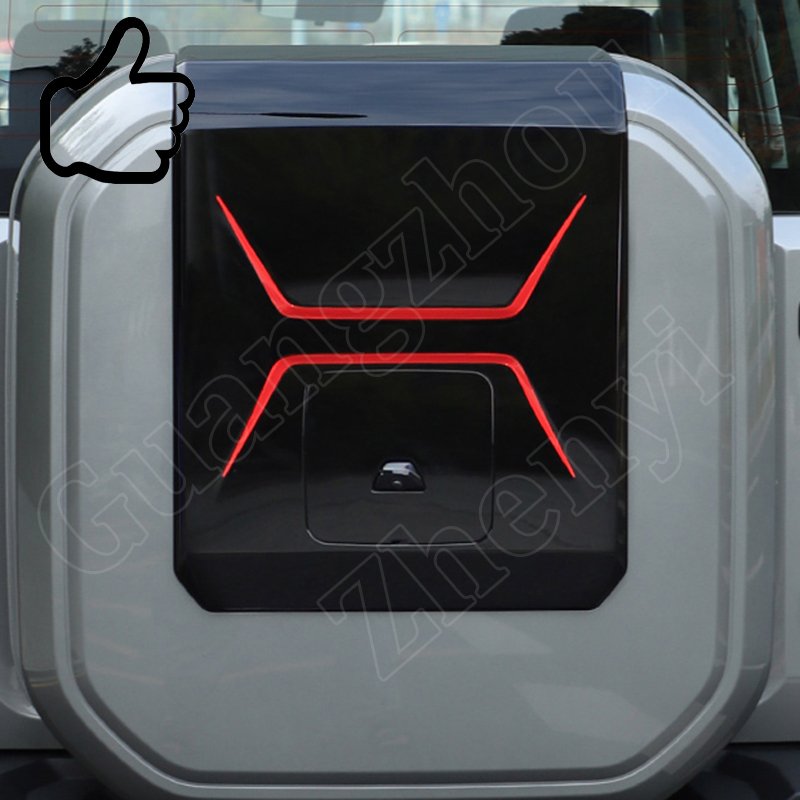 Car Accessories Colorful Spare Tire Waterproof Warning Reflective Strips Sticker for Chery Jetour Traveller T2 2023-2025
