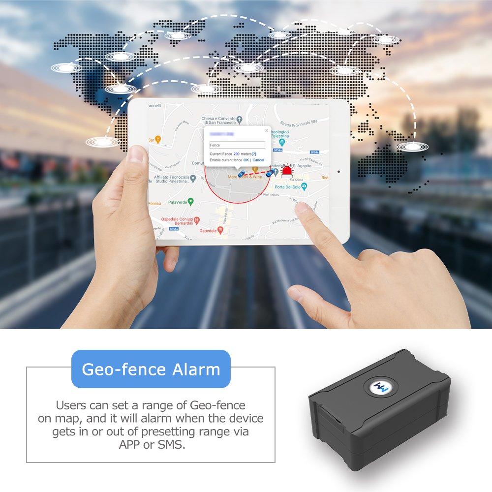 Strong Magnet Wireless Small GPS Tracking Device With Battery Android System Management Software Removable Alarm Gps tracker