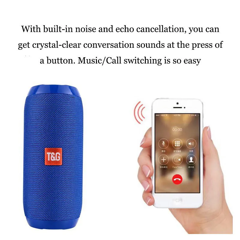 TG117 Powered Wireless Active Mini Portable Smart Karaoke Dj Party Car Gaming Stage Accessories BT Speakers