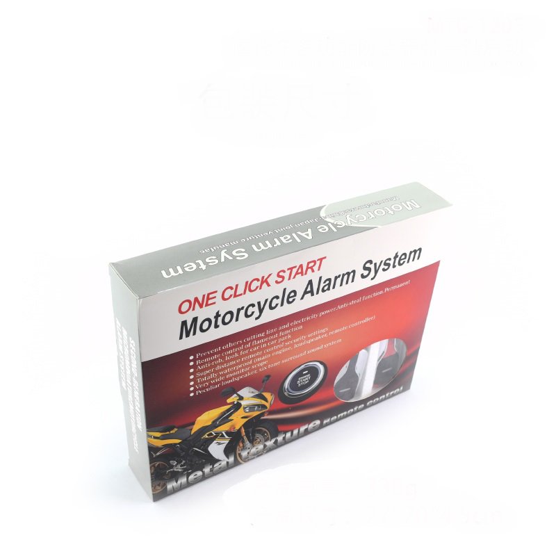 New Remote Control Starter Keyless Motorcycle Security Alarm with Push Button Start