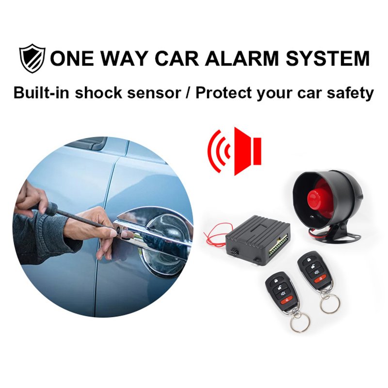 HENGMALL Universal Auto Remote Central Kit Door Lock Keyless With Remote Contr Entry System Central Locking Car Alarm Systems