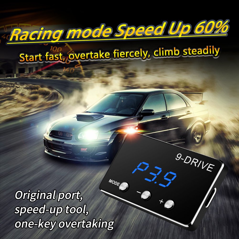 Electronics Accessories 9 Drive 9 Modes Digital Car Throttle Response Controller Racing Accelerator Potent Car Pedal Booster