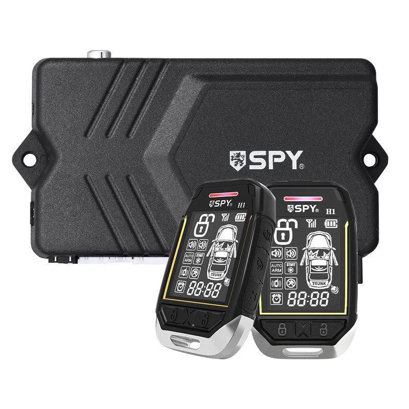 SPY Universal 2-Way Auto Security Car Alarm System With Immobilizer Anti-Hijack Compatible With Chevrolet Hyundai Camry Models