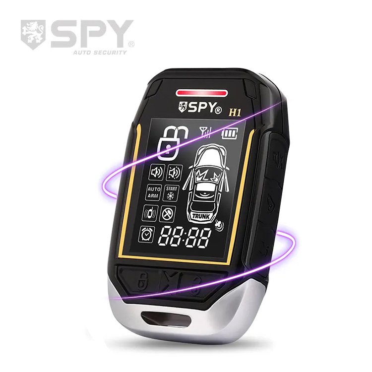 SPY Universal 2-Way Auto Security Car Alarm System With Immobilizer Anti-Hijack Compatible With Chevrolet Hyundai Camry Models
