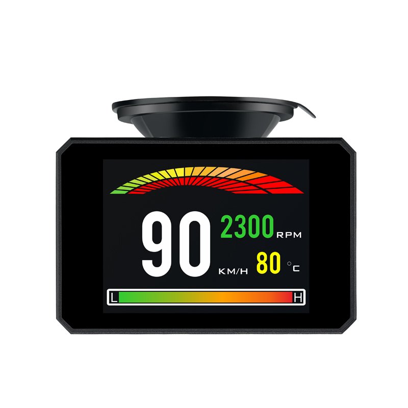OBD HUD P16 Diagnosis HUD Display on Board Computer Car Water Temperature Volt Digital Display Fuel Consumption Car Speed Gauge