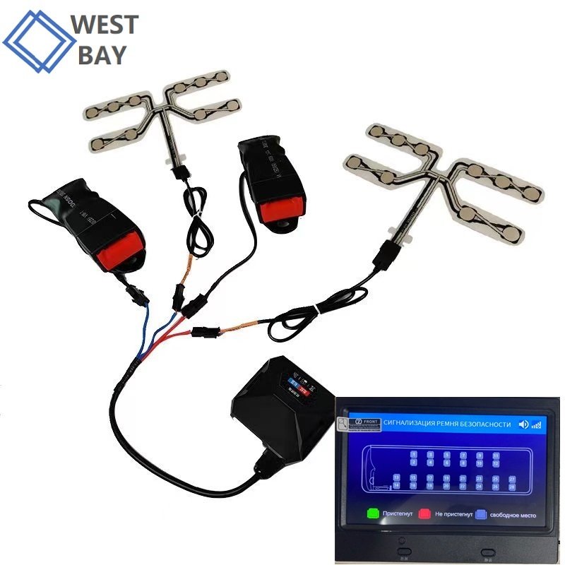 Westbay Wholesale High Sensitive Seatbelt Alarm Seat Occupancy Pressure Sensor Car Taxi Chair School Bus