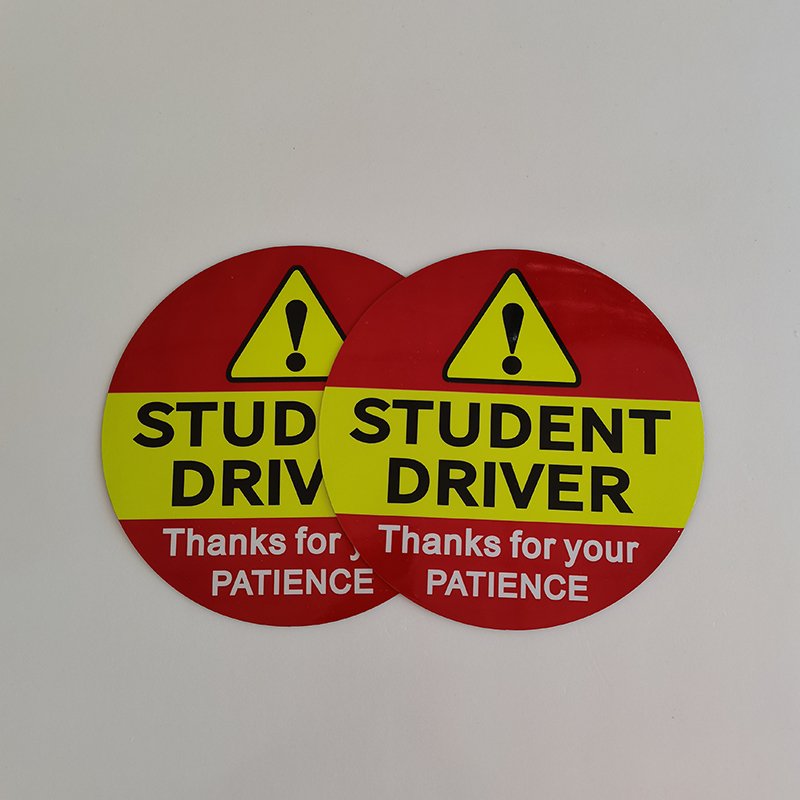 Student Driver Magnet Safety Sign Vehicle Bumper Magnet / Car Reflective Vehicle Sign Sticker Bumper for New Driver