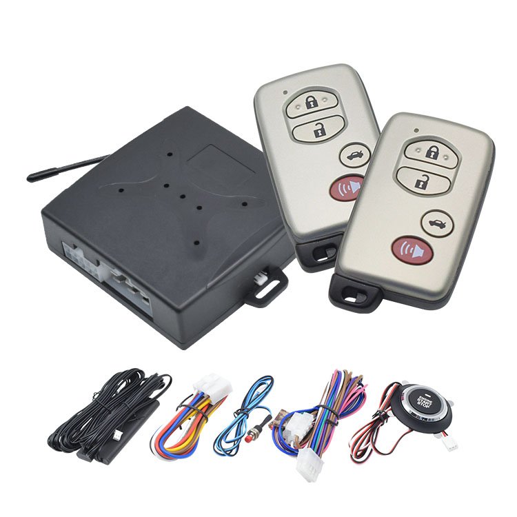 Smart Key PKE Car Alarm Passive Keyless Entry Car System Engine Start Stop Push Button Remote Starter