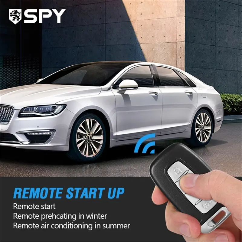 SPY Factory Price Universal Car Engine Push Button Start Stop System Remote Control Auto Start PKE Keyless Entry Kit