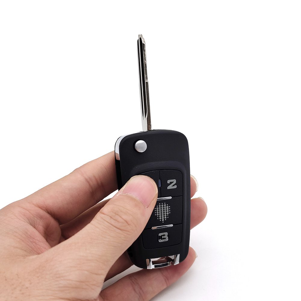 4 Button 433Mhz Remote Smart Key Flip Remote Control for Chevrolet Car Alarm