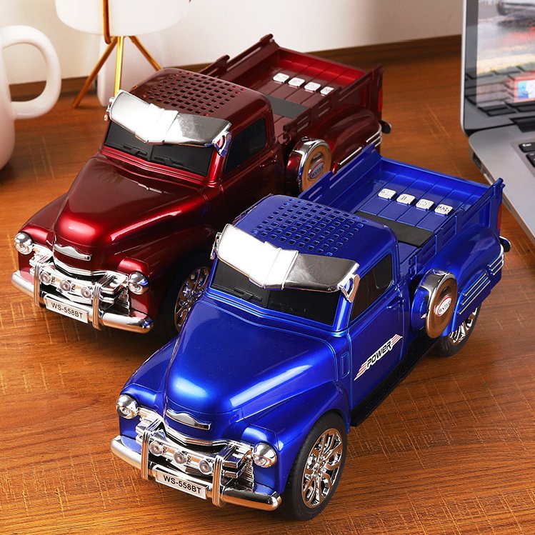NEW WS-558 BT Sound Box Pickup Wireless Desktop Party Portable Car Mini Karaoke Speaker