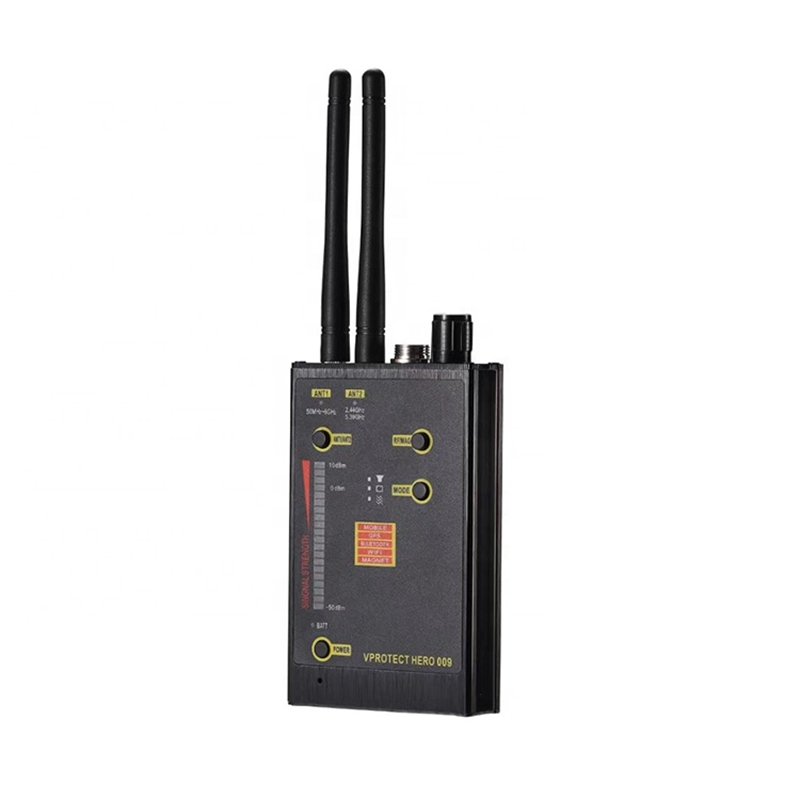 Portable handheld Hero 009 GPS Anti Alarm Hidden Camera Hunter Wireless scanner GSM RF Mobile Phone Signal Detector