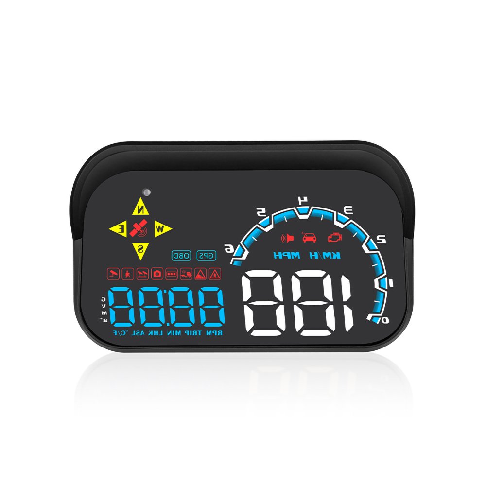 M20 Car HUD Head up Display OBD GPS Radar Detector Auto Dual System Display Car Electronics Speedometer